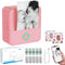 eSynic Portable Mini Sticker Printer-500mAh USB-C Rechargeable-Bluetooth Mini Printer-Lnkless Printing-Comes with 10 Rolls
