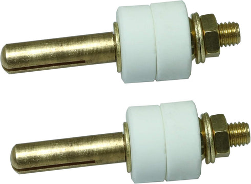 2 Sets Electric Furnace Resistance Wire Connector, Conductive Column Heating Wire Fixed Copper Rod Terminal