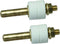 2 Sets Electric Furnace Resistance Wire Connector, Conductive Column Heating Wire Fixed Copper Rod Terminal