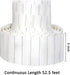 Youngever 52.5 ft Bulletin Board Borders, White Wood Design for Classroom Decoration