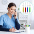 hidyuuoo 128 4 Set Pcs Syringe Gel Pens Bulk Nurses Colors Ball Point Pen with Retractable Black Ink for Medical Theme