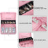Design,4 5 Slots,11.8" 9.5" 3.5",Pink xydled Cash Box with Money Tray and Key Lock,Tiered, Cantilever Bill / Coin x x