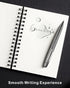 Cambond Ballpoint Pens Black Pens - Bulk Pens Metal Pen for Journaling Gift Business Men Police Flight Attendants 1.0 mm Medium Point Nice Pens, 3 Pens with 6 Refills (Gun Black) by Cambond
