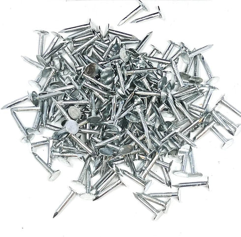 Huttig-Grip Roofing Nail 7/8 inches, Electro Galvanized Finish, 11 Gauge, 300 Nails in 1 lb Pack