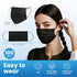 100 3 Borje Disposable Face Mask, PCS Black Masks, Ply Protection Face Masks