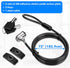 2 AboveTEK Laptop Lock, Tablet Lock Security Cable, Keys Sturdy Steel iPad Locking Kit w/Adhesive Anchors, Anti Theft