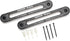 Hook Rail - 2/pk for Organizing Tie-Down Straps, Low-Profile Wall-Mounted Cargo Strap Management for Home or Garage