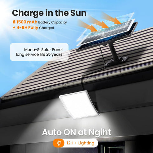 3 184 150% 16.4 Solar Lights Outdoor Waterproof, Motion Sensor Outdoor Lights, Modes LED Bright Upgraded Convex Lens Ft
