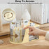 Marte Vanci Desk Organizer, Plastic Makeup Organizer with Drawers, Rotating Pen Holder, Multifunctional Desk Caddy