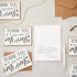 Sustainable Greetings 250gsm Pack 120, 4 6 Wedding Gratitude Cards - Bulk Thank You Cards for Wedding & Bridal Shower