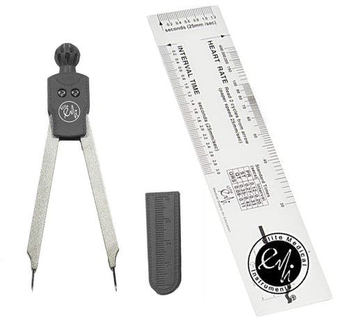 EMI Deluxe EKG Caliper and EKG Ruler Combination Set - EKR-453