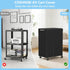 COSHNIBI Wheels,25" 19" 40" AV Cart Cover, Heavy Duty Waterproof Rolling Media Cart Cover for Multi-Functional Media