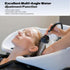 MsTental 3Pcs Hoseto Commercial 1/4" Shampoo Bowl Hose and Sprayer,Salon Spray Head with Rubber Faucet for Salon Barber