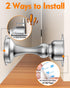 Door Stoppers, Magnetic Door Stop - Stainless Steel, 2 Pack with Double-Sided Adhesive Tape