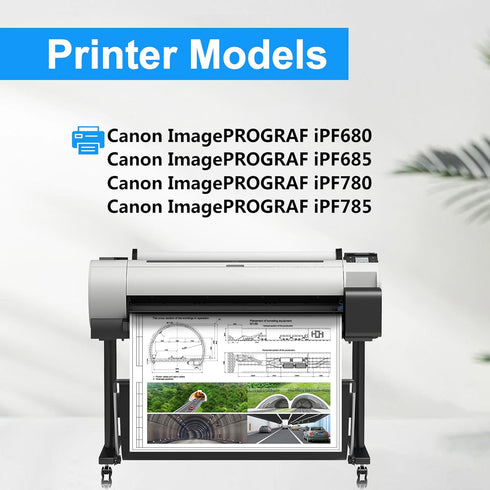 LCL PFI-207 Matte Black 300-ml Ink Cartridge Replacement for Canon ImagePROGRAF Printers (1-Pack)