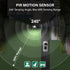 240-Degree Motion Detector, Adjustable Time & Detection Sensitivity, 60 Feet Range, PIR Sensor