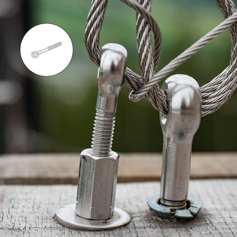 Shoulder Swing Lifting Bolt (M20x130mm) 1Pcs, 304 Stainless Steel Eye Bolts for Home Renovation and Fasteners.