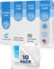 Circure Sterile Gauze Pads Pre-Lubricated Non Stick Gauze Pads with Petroleum Jelly