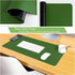 Office/Home.23.6"x 13.8" Bloss Green Leather Mouse Pad,Leather Desk Mat Protector,Dual-Side Use Mouse Mats,Office Desks