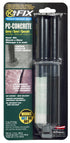 PC Products 70086 PC-Concrete Two-Part Epoxy Adhesive Paste, 1.4 oz in Applicator Syringe, Gray