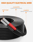18 18 2 18/2 (50FT) CONEPY Gauge Wire, AWG Conductor Electrical Wire, Flexible/Oxygen-Free Tinned Copper/Stranded PVC