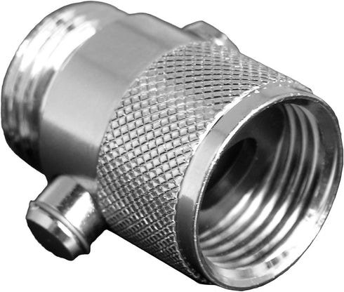 LASCO 08-2479 Water Saver Shut Off Shower Head, Chrome Plated Brass with 1/2-Inch Female and Male Pipe Thread