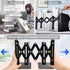 Carooyac Adjustable Metal Book Ends, Heavy Duty Decorative Bookends for Home Office, Kids Bookshelf, Magazine Holder