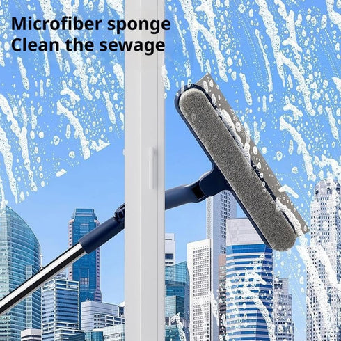 Generic 163 cm Window Cleaning Equipment, Long Handle Professional Shower Glass Washing Brush, Extendable Professional