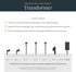 8 15575BK Kichler Outdoor Landscape Light Stake in Black, Durable Ground Mount Accessory for Pathway and Garden Lights