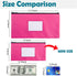 7 Pack 8.3" 4.5", 7 Mini Bank Money Bag for Cash, x Small Deposit Money Pouch with Zipper, Server Leatherette Cash Bag