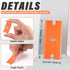 100 Pack DIYSELF Plastic Razor Blades, Blade Refill for Plastic Razor Blade Scraper, Durable Plastic Blades