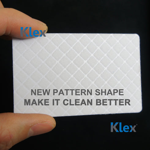 Klex Microfiber Thermal Printer Cleaning Card - 3 x 6 IPA-Free, 25 Cards