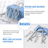 Cotter Pins, 220PCS R Clips Heavy Duty Zinc Plated Spring Fastener Assortment Kit for Hitch, Lawn Mower