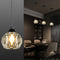 Weesalife Crystal Chandeliers for Dining Room Lights Fixture Over Table, 1-Light Black