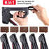 YEAHOME 6-in-1 Heavy Duty Staple Gun, Manual Brad Nailer with 5000 Staples for DIY Carpentry, Crafts, Decoration