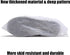 X-Large Disposable Shoe Covers 100Pcs, Waterproof Boot Cover, Dust Proof Non-slip CPE Protectors, White, One Size