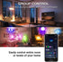 Bulbs, Bulb, Bulbs, Bulb A19 9W 800LM, Bulbs 2.4Ghz Required,4 Pack DAYBETTER Smart Light Alexa Light WiFi Light RGBCW