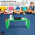 6Pcs 19.7x9.8x7.1in (6, Kids Lap Desk Tray, Plastic Breakfast Laptop Trays with Side Pockets, Stackable Activity Table