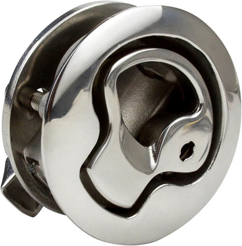 LUTRZPVT Toolbox 61.5MM 1Pcs(739-3) Panel Lock Stainless Steel Flush Pull Slam Latch Furniture Handle Lock Knob Car