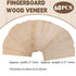 60 Pack,35 25 5.5" x2",Pre Maple Fingerboard Wood Veneer Vertical Cross,Size Cut for Fingerboard Deck DIY Marquetry