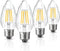 F15 6W E26 LED Bulb, Equivalent 60 Watt LED Light Bulb Soft