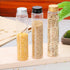 PATIKIL 80ml Plastic Test Tubes with Screw Caps, 15Pcs Flat Bottom Tubes for Scientific Party Decoration