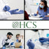 HCS Nitrile Exam Gloves - (250/Box) Disposable Medical Gloves, Latex-Free, Sensitive Skin, Fentanyl & Chemo Safe