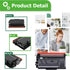 Aztech Compatible Toner Cartridge Replacement for Brother TN 850 TN850 TN-850 TN820 TN-820 (Black, 2-Pack)