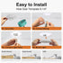 6 Inch, 12W 1080LM Dimmable 4 Pack Smart LED Recessed Ceiling Soffit Lights Canless Recessed Lights with and RGB+CCT