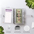 SOUL MAMA Budget Binder with Zipper Envelopes - Clear Money Organizer for Cash, A6 Cash Envelopes, Rose Gold Stickers