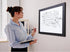 Real Wooden Framed Magnetic Dry Erase Whiteboard, 18" X 24", Vertical/Horizontal Mount, Includes Black Marker and Eraser