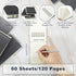 Tenceur 54 Pcs Small Spiral Notebook - 3" x 5" Mini Top Spiral Bound Notepads, 120 Pages for School
