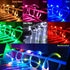 Solar Rope Lights Outdoor String Lights, 16.5 Ft 50 LED Tube Light Waterproof Copper Wire Fairy Lights for Garden Fence Yard Christmas Wedding Party (Blue) by RUICHEN
