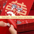 Chinese Red Envelopes for Weddings, 10 Pieces Lucky Money Packets with Bride and Groom Patterns